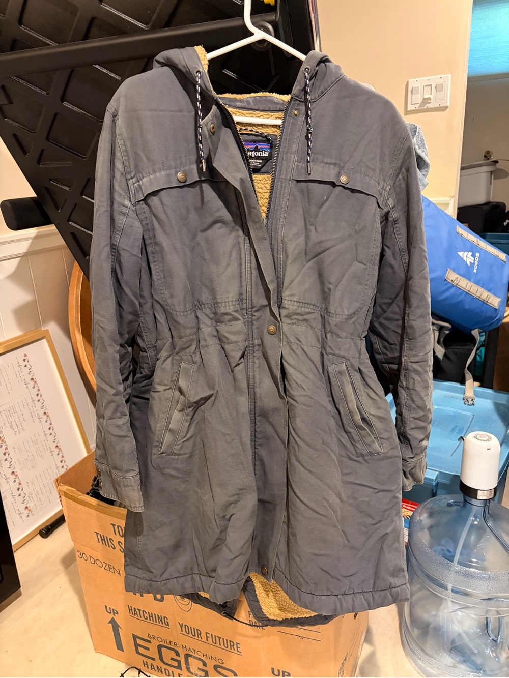Patagonia Gray Women's Hooded Utility Parka